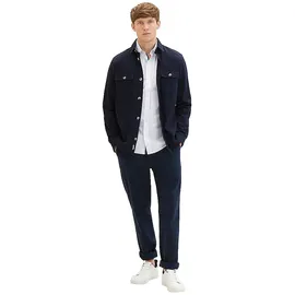 Tom Tailor 1037435 Stretch Poplin Langarmhemd White L
