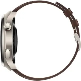 Huawei Watch 4 Pro Classic 48 mm Lederarmband dunkelbraun