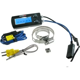 Stage6 Abgastemperaturmesser EGT, universal, 0-1200°C (Exhaust Gas Temperature) - mit Warnfunktion