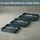 Prosperplast Mobile Pflanzenroller 44,6 x 6,3 cm Anthrazit
