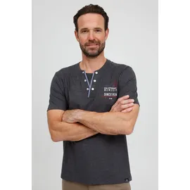 FQ1924 Henleyshirt FQ1924 "Henleyshirt FQRudolf", Herren, Gr. M, grau (charcoal mix), Obermaterial: 100% Baumwolle CO., Shirts