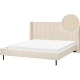 Beliani Polsterbett 180 x 200 cm Beige