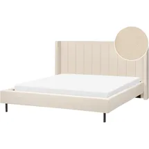 Beliani Polsterbett 180 x 200 cm Beige