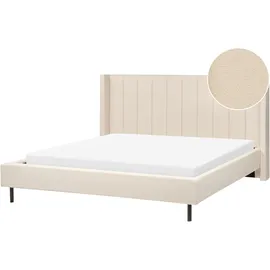Beliani Polsterbett 180 x 200 cm Beige
