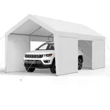 Vevor Zeltgarage 3,05 x 6,09 m Weiß