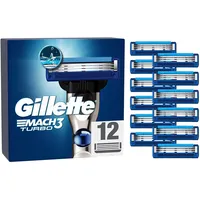 Gillette Mach3 Turbo Rasierklingen 12 St.