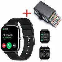 Smartwatch, Fitness Tracker Uhr, Damen Herren Smartwatch (Fitnessuhr mit Telefonfunktion 1,69" HD Voll Touchscreen Zoll,