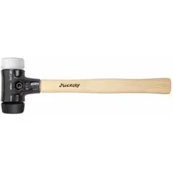 Wiha Schonhammer Safety mittelweich/sehr hart mit Hickory-Holzstiel, Rund-Schlagkopf