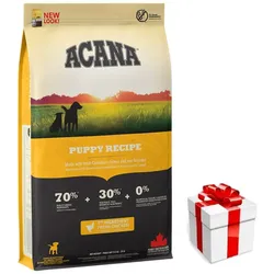 ACANA HERITAGE Puppy Junior 11,4kg + Überraschung für den Hund