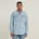 Slim Fit Jeanshemd Silber S