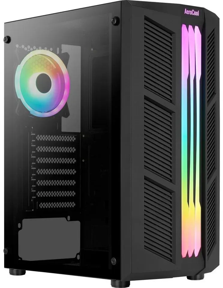 Aerocool PC-Gehäuse Aerocool Prime v2, Tower-Gehäuse schwarz