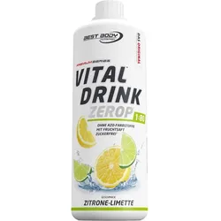 Vital Drink Zerop - Zitrone Limette - 1000 ml Flasche EINHEITSFARBE 1000 mL