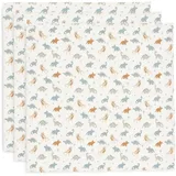 jollein 535-851-67100 Spucktücher/Mundtücher Musselin 3er Pack - Roarsome (70x70cm)