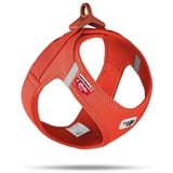 Curli Clasp AirMesh Geschirr sun orange Hundegeschirr Größe 2XS