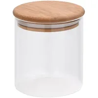 VidaXL Vorratsgläser mit Bambusdeckel 6 Stk. 600 ml