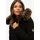 Superdry Fuji Faux Fur Damen. Kapuzenjacke schwarz M,