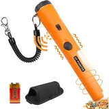 Pinpointer Metalldetektor, 360°-schatzsuchsonde Mit 9v-batterie Und Led, Wasserdichter Metalldetektor