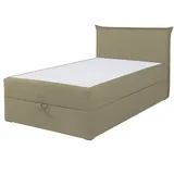 ROLLER Boxspringbett - beige - H3 - mit Bettkasten - 120x200 cm