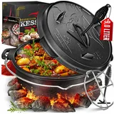 Kesser Dutch Oven Set 9,0 l Gusseisen Gelb