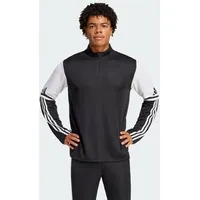 adidas Sweatshirt Halbreißverschluss Schwarz/Weiß XL