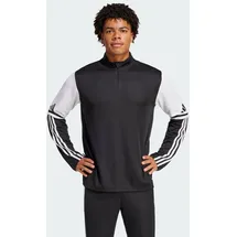adidas Sweatshirt Halbreißverschluss Schwarz/Weiß XL