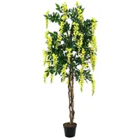 Europalms Goldregenbaum, Kunstpflanze, gelb, 180cm