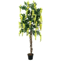 Europalms Goldregenbaum, Kunstpflanze, gelb, 180cm