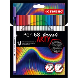 Stabilo Pen 68 brush ARTY 18er Set