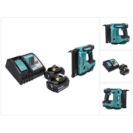 Makita DBN 500 RF Akku Stauchkopfnagler 18 V 15-50 mm mit 2x Akku 3,0 Ah + Ladegerät