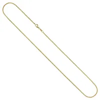 Schmuck Krone Goldkette 1,5mm Erbskette aus 585 Gelbgold, 42cm, Gold 585 goldfarben