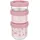 Mepal Snackbox stapelbar rosa 8,6 x 18 cm 0,1 l, 0,175 l, 0,275 l 3-teilig