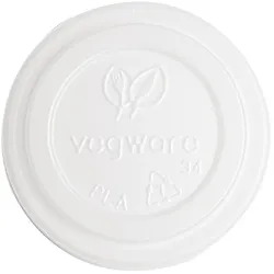 CPLA-Deckel für Warmhaltebecher Serie 62 - 2000er-Pack -. Vegware