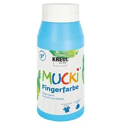 KREUL MUCKI Fingerfarbe hellblau 750,0 ml