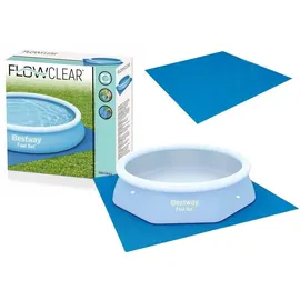 BESTWAY Bodenplane 396 x 396 cm blau
