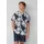 QS Hemd mit All-over-Print Blau / Bunt M