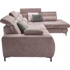 Set One by Musterring Eckcouch Polyester 3-Sitzer Braun