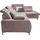 Set One by Musterring Eckcouch Polyester 3-Sitzer Braun