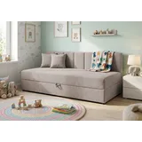 s-style möbel Lenny Tagesbett 90 x 200 cm braun