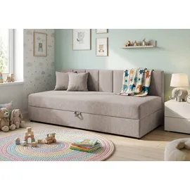 s-style möbel Lenny Tagesbett 90 x 200 cm braun
