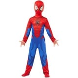 Rubies Rubie's Kostüm Spider-Man, Marvel, klassisch, für Kinder, blau-rot, Größe XL, 9-10 Jahre, 140 cm Halloween