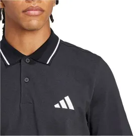 adidas Essentials Small Logo Piqué schwarz L