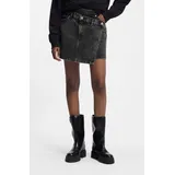 Hugo Jeansrock Damen Mini schwarz 40