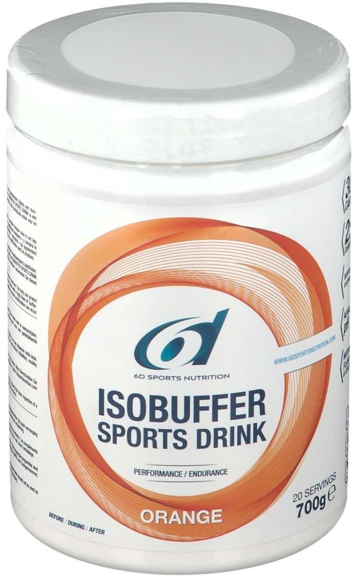 6D Sports Nutrition Isobuffer Sports Drink Orange 700 g Poudre