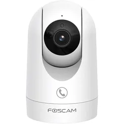 Foscam R8M WLAN Überwachungskamera Weiß 8MP (3840x2160), WiFi 6, Notruftaste, Auto-Tracking-Funktion