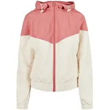 URBAN CLASSICS Ladies Arrow Windbreaker Damen Palepink/Weiß XS