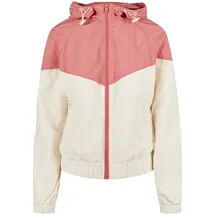 URBAN CLASSICS Ladies Arrow Windbreaker Damen Palepink/Weiß XS
