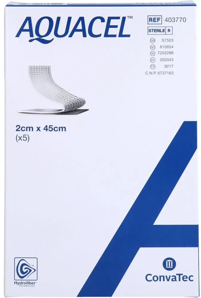 AQUACEL HYDROsorption 2x45 cm Tamponaden 5 St