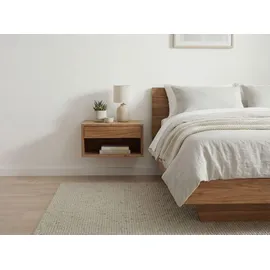 FineBuy Nachtschrank FB117940 50 x 35 x 25 cm Braun