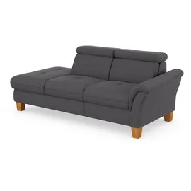 Home Affaire Recamiere HOME AFFAIRE "Lindgren", braun (espresso), B:206cm H:84cm T:93cm, 100% Polyester, Sofas, Recamiere, wahlweise motorische TV-Funktion, Bettkasten und Kopfteilverstellung