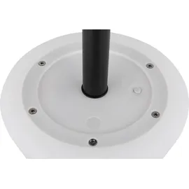 GLOBO Solarleuchte Metall Ø15 cm 8x RGBW LED inkl. IP44 schwarz matt